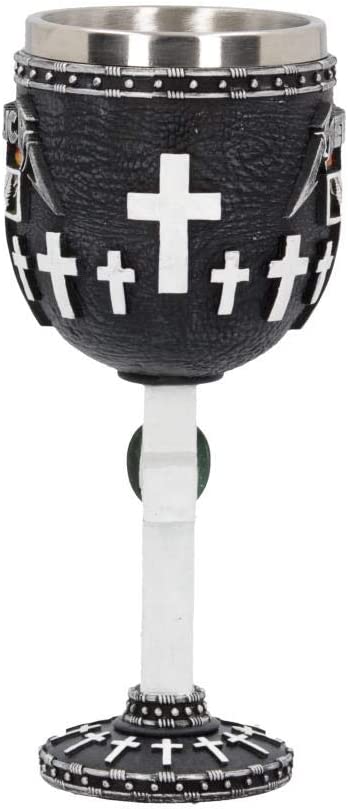 Nemesis Now Metallica Master of Puppets Resin Goblet with Stainless Steel Insert