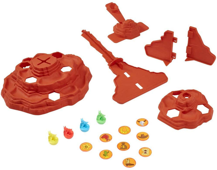 Mattel Games Goat Slingers Kinderspiel mit Cliff Tower und Launcher für Kinder ab 5 Jahren GKF07