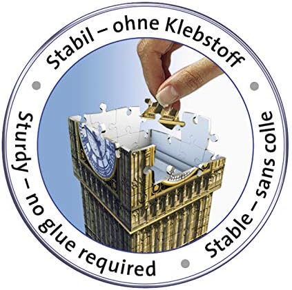 Ravensburger Big Ben 3D Jigsaw Puzzle for Adults and Kids Age 8 Years Up