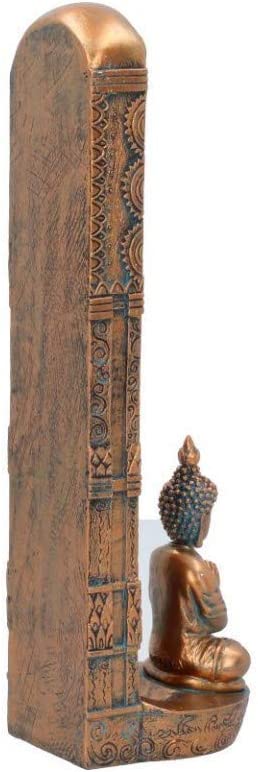 Nemesis Now Bronzed Buddha Ascending Chakras Incense Burner, Resin, 11cm 3