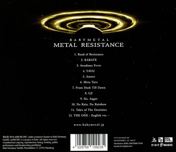 Metal Resistance - BABYMETAL [Audio-CD]