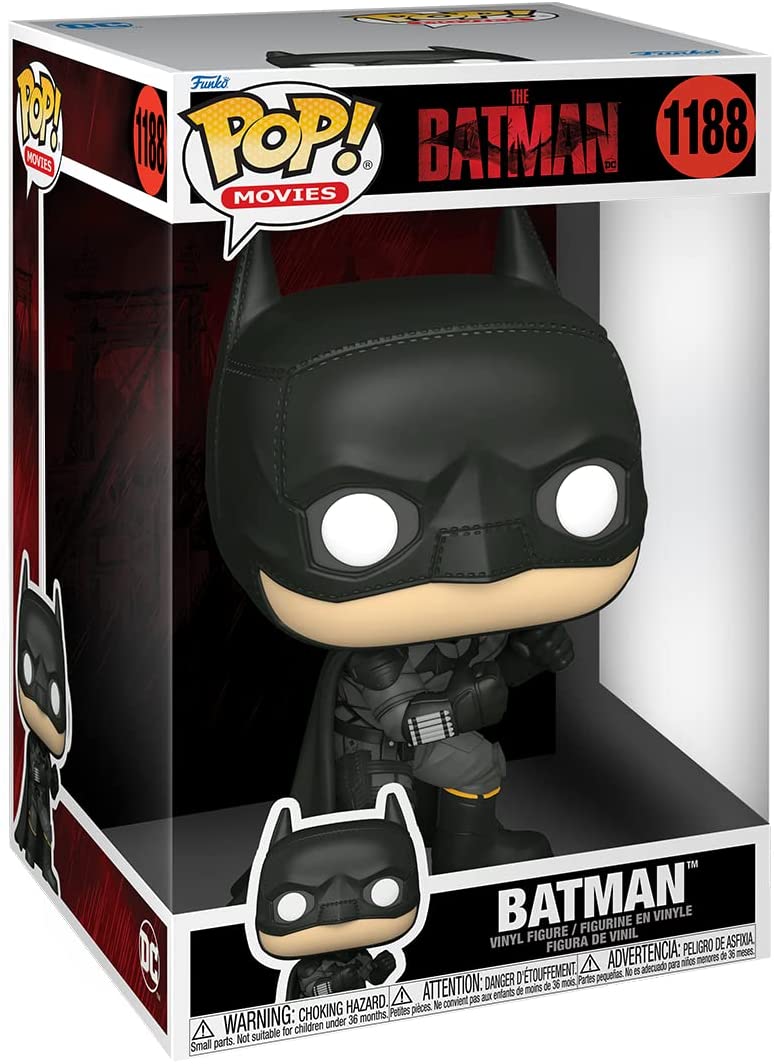Funko Pop! Movies - The Batman Jumbo 10" Batman Vinyl Figure #1188 2