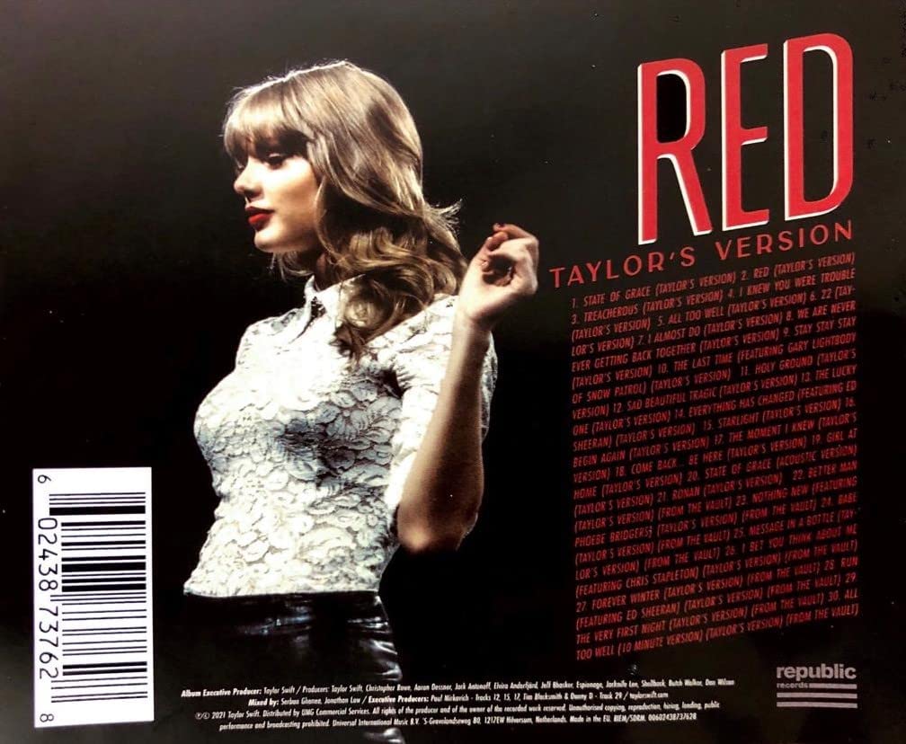 Taylor Swift - Red (Taylor's Version) [2 CD Box Set]