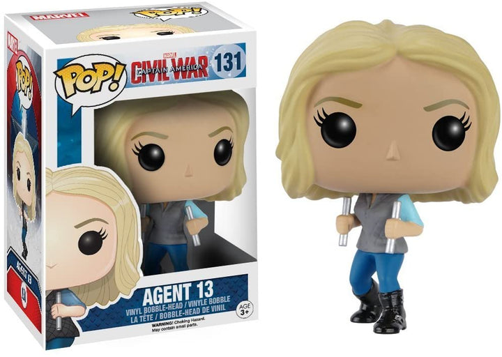 Marvel Capitán América Civil War Agente 13 Funko 7232 Pop! Vinilo #131