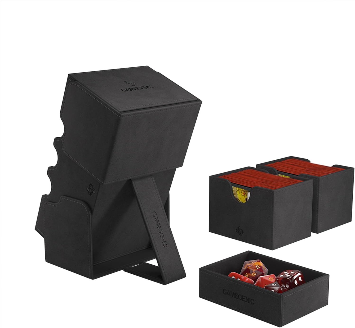 Gamegenic Stronghold 200+ XL Black – Extra Large Deck Box for Card Games 5