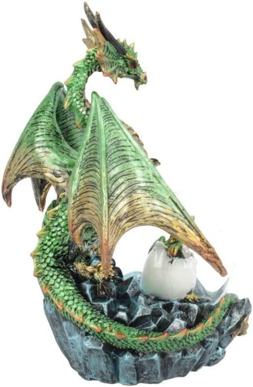 Nemesis Now Emerald Oracle Snowglobe, Green, 19cm