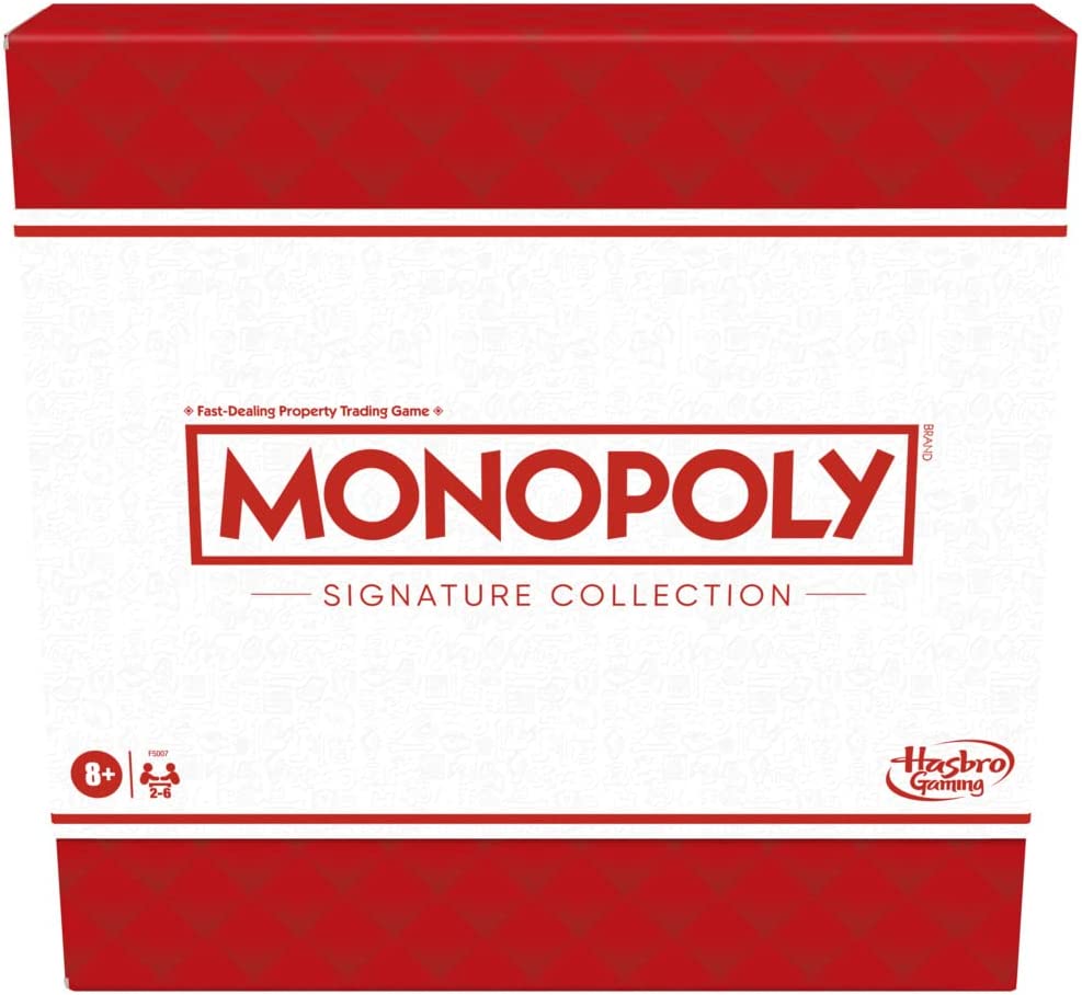 Monopoly Signature Collection Familienbrettspiel für 2 bis 6 Spieler, Premium-Paket