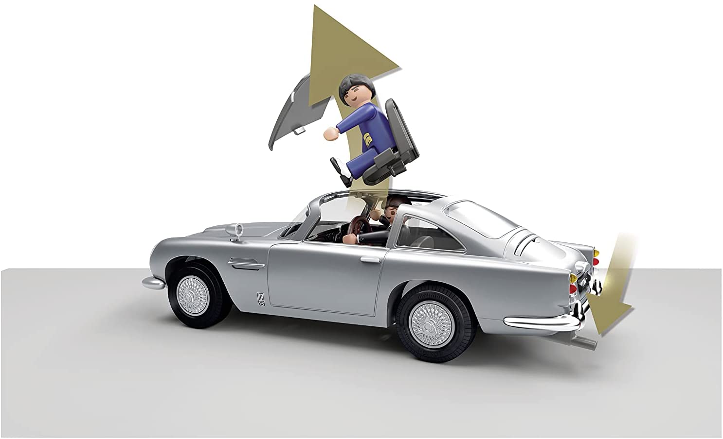 PLAYMOBIL James Bond Aston Martin DB5 - Goldfinger Edition (70578) - Action Vehicle Playset 9