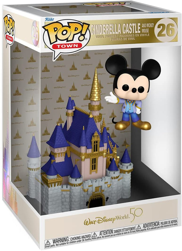 Walt Disney World 50 Cinderella Castle and Mickey Mouse Funko 58965 Pop! Vinyl #26