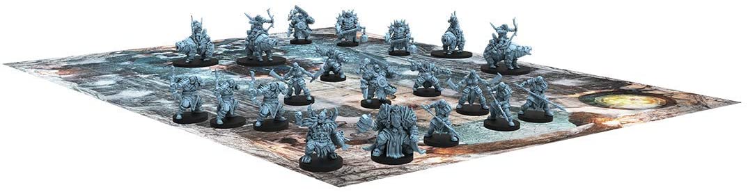 Epic Encounters: Hall of the Orc King – RPG-Fantasy-Rollenspiel-Tischspiel mit 20 Ork-Miniaturen, doppelseitiger Spielmatte und Game-Master-Abenteuerbuch mit Monsterstatistiken, 5E-kompatibel
