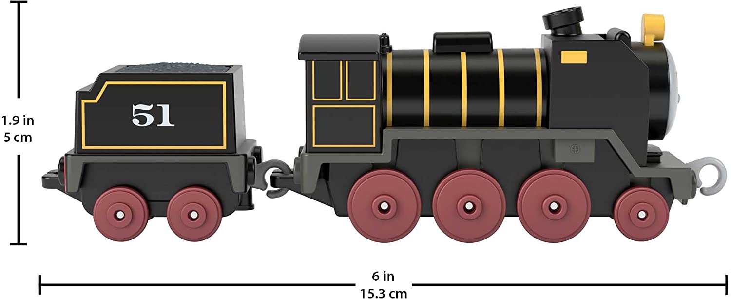 Fisher-Price Thomas & Friends Hiro Die-Cast Push-Along Train Engine with Tender - Ages 3+ 2