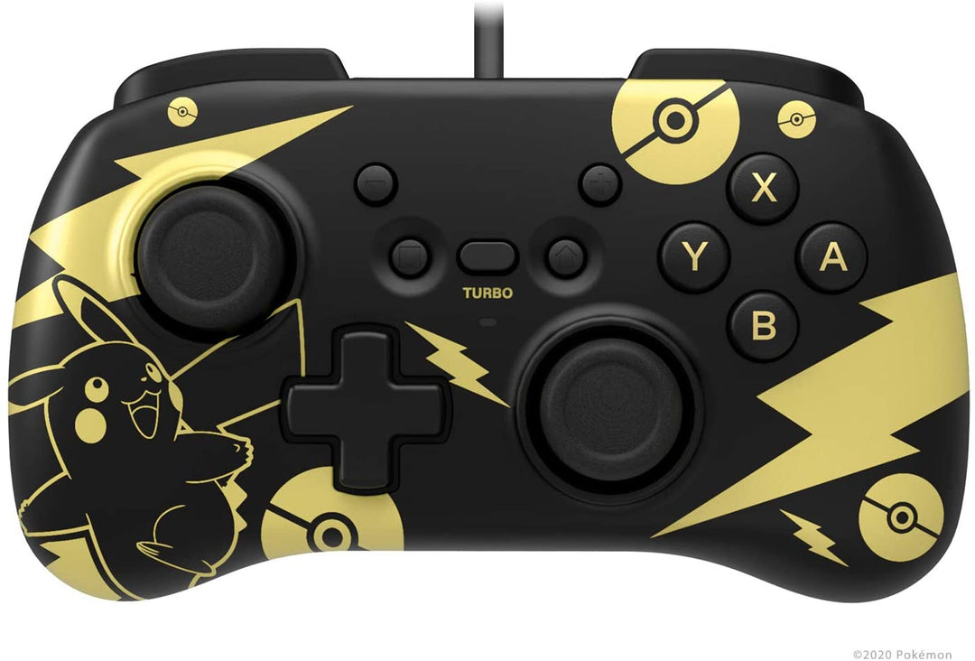 Nintendo Switch Horipad Mini Pokemon Black & Gold Pikachu