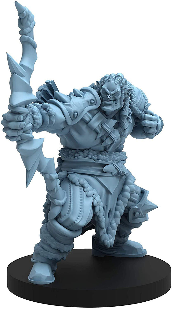 Epic Encounters: Hall of the Orc King – RPG-Fantasy-Rollenspiel-Tischspiel mit 20 Ork-Miniaturen, doppelseitiger Spielmatte und Game-Master-Abenteuerbuch mit Monsterstatistiken, 5E-kompatibel