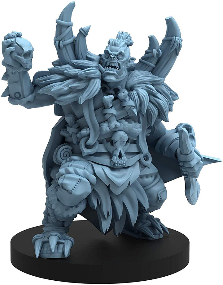 Epic Encounters: Hall of the Orc King – RPG-Fantasy-Rollenspiel-Tischspiel mit 20 Ork-Miniaturen, doppelseitiger Spielmatte und Game-Master-Abenteuerbuch mit Monsterstatistiken, 5E-kompatibel