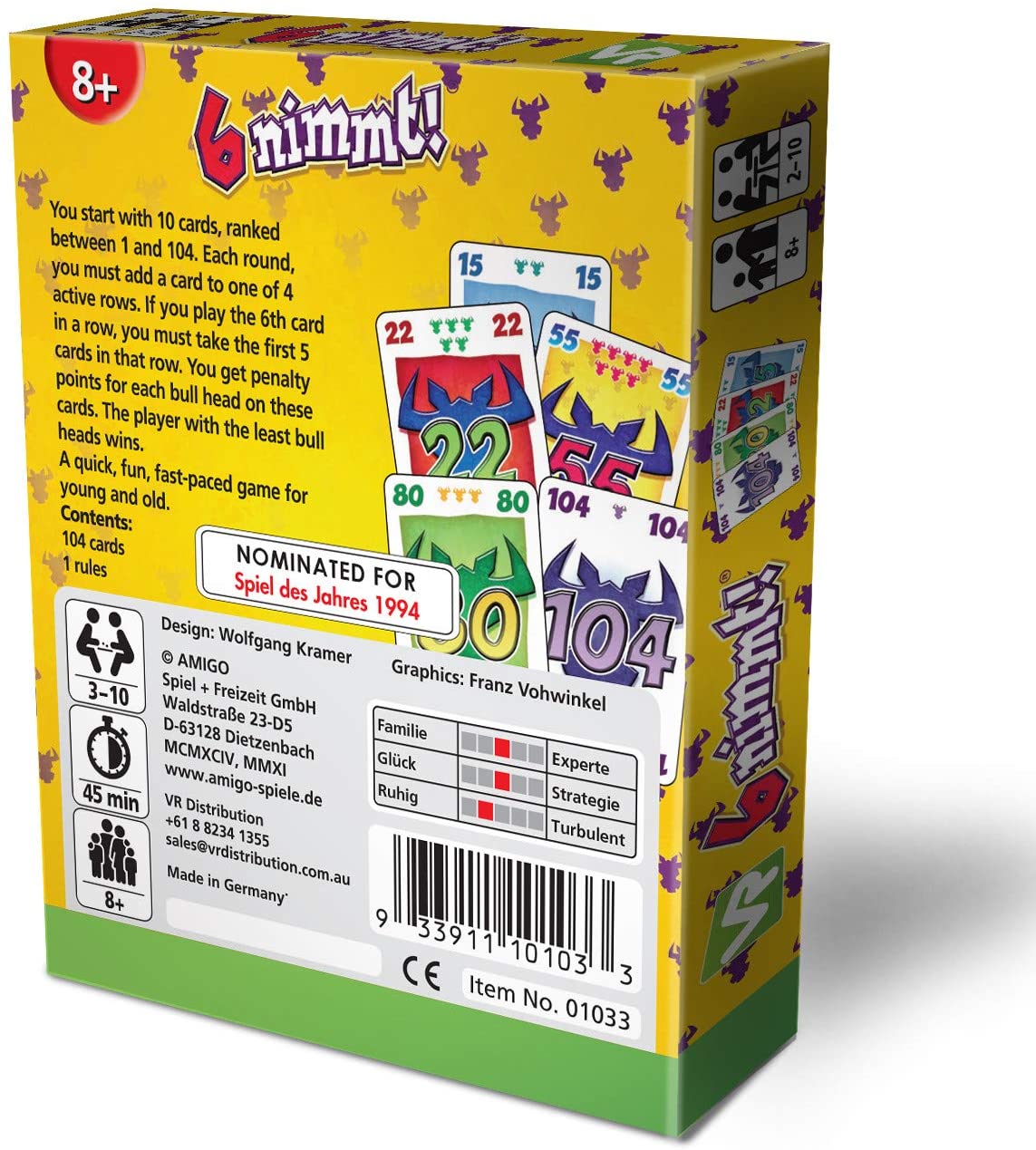 Amigo 6 Nimmt Card Game 2