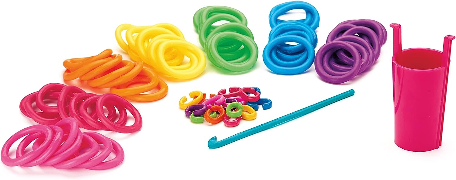 Shimmer and Sparkle Squish Magic Bubble Loom Making Kit - Rainbow Bright Sensory Craft for Kids 5
