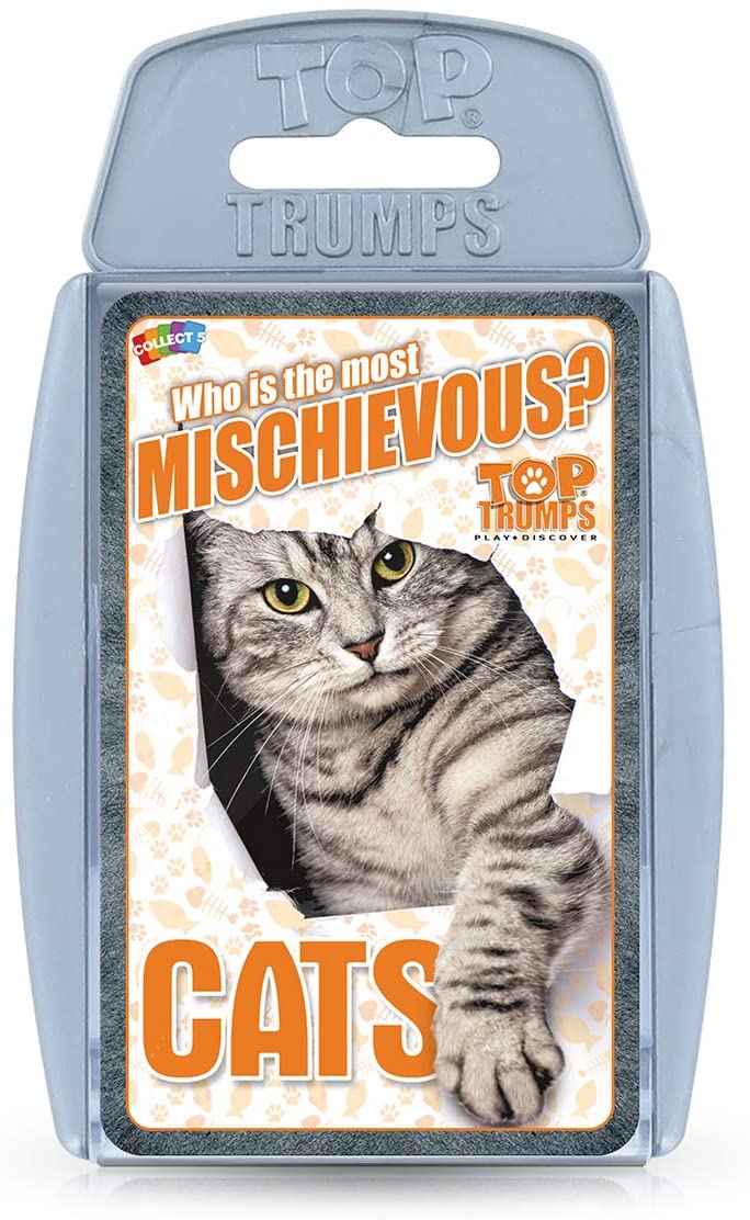 Top Trumps Cats Who is Most Mischievous Card Game 1