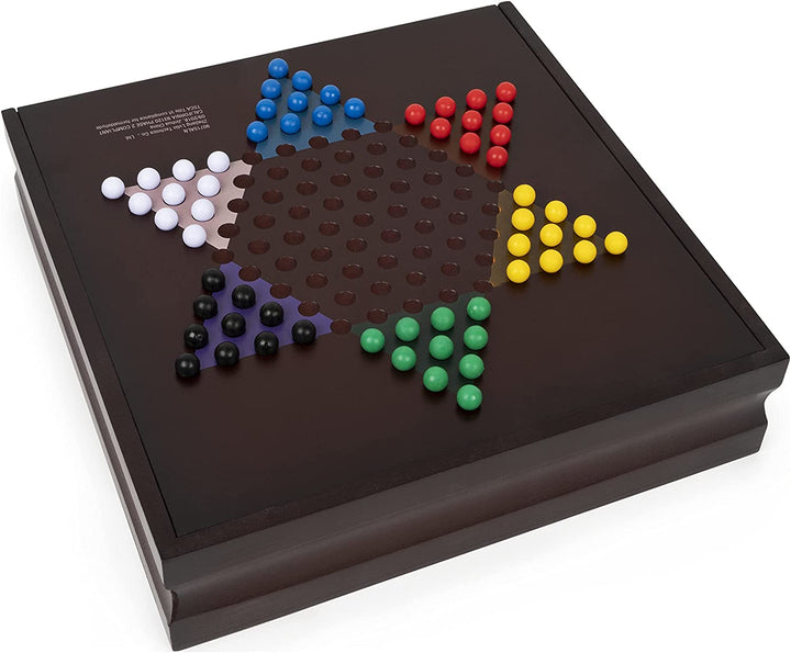 Spin Master Games 10 Familienspiele-Set im Holzschrank