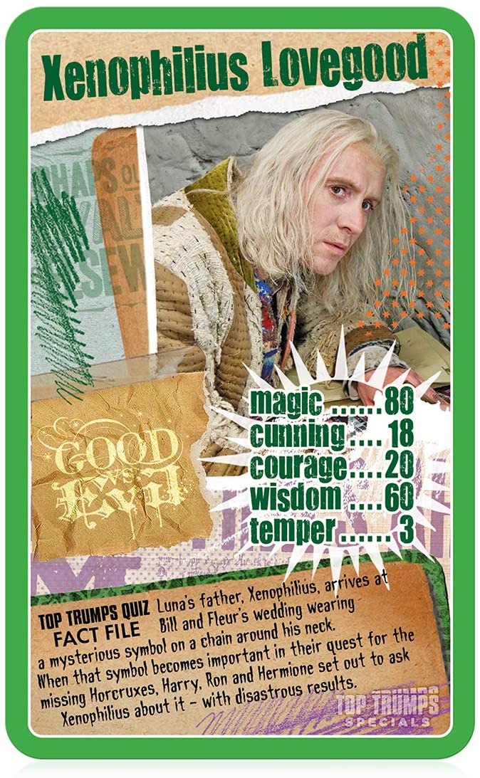Top Trumps Harry Potter and the Deathly Hallows Part 1 Card Game
