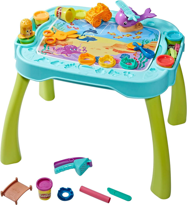 Play-Doh All-in-One Creativity Starter Station - Flip & Play Activity Table for Ages 3+