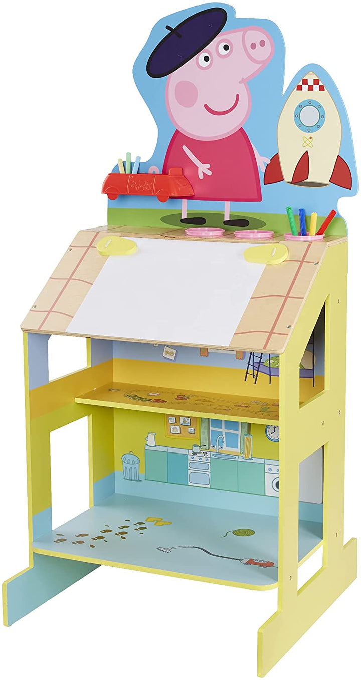 Caballete de madera para jugar y dibujar de Peppa Pig