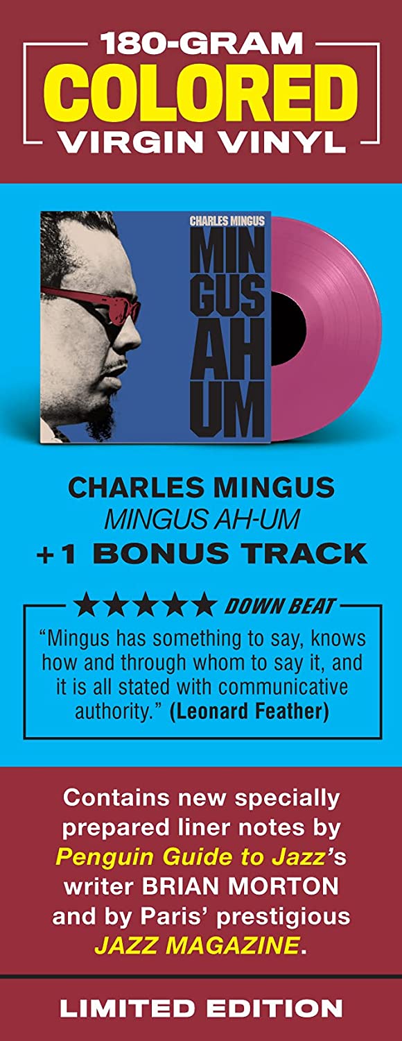 Charles Mingus - Mingus Ah Um [Vinyl] Limited Edition 180g Pink Virgin Vinyl