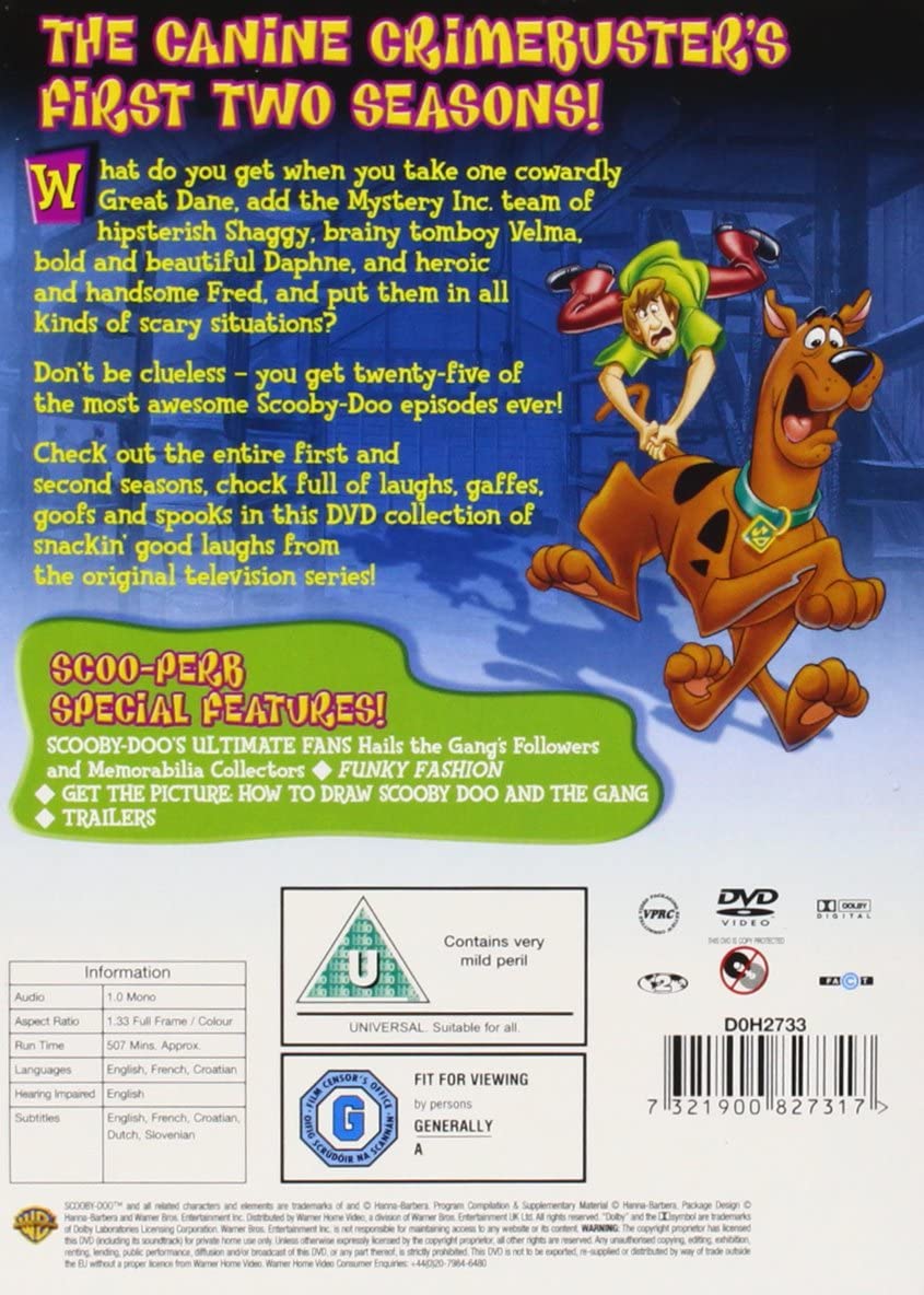 Scooby-Doo Where Are You! Vol 1 & 2 - Mystery [DVD] 2