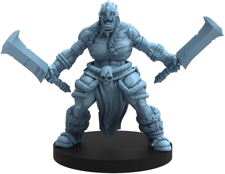 Epic Encounters: Hall of the Orc King – RPG-Fantasy-Rollenspiel-Tischspiel mit 20 Ork-Miniaturen, doppelseitiger Spielmatte und Game-Master-Abenteuerbuch mit Monsterstatistiken, 5E-kompatibel