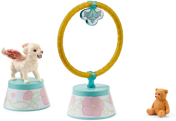 Schleich 42524 Bayala Geflügeltes Löwenbaby Training