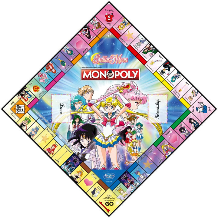 Winning Moves Sailor Moon Monopoly Brettspiel