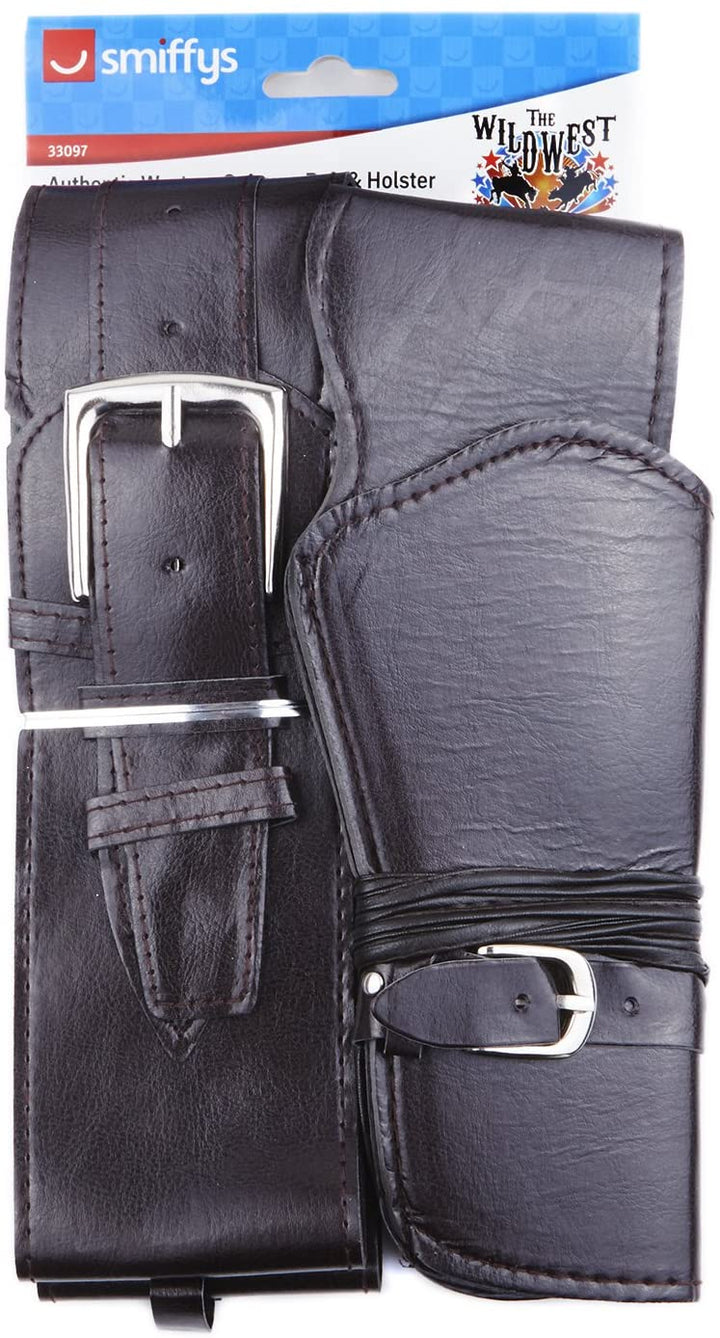 Smiffys Authentic Western Wandering Gunman Belt &amp; Holster