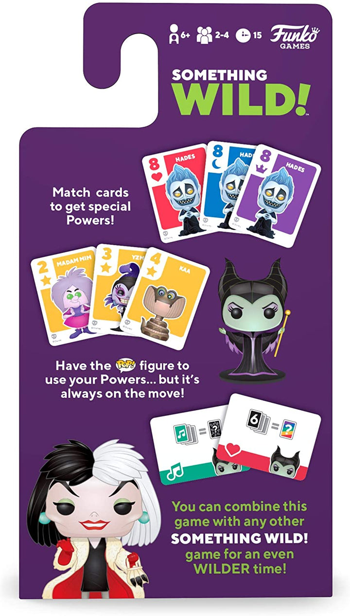 Funko 49356 Brettspiele 49356 Signature Something Wild Card Game-Villains, Mehrfarbig