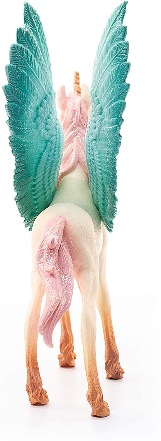 Schleich Bayala 70575 Dekoriertes Einhorn Pegasus, Fohlen