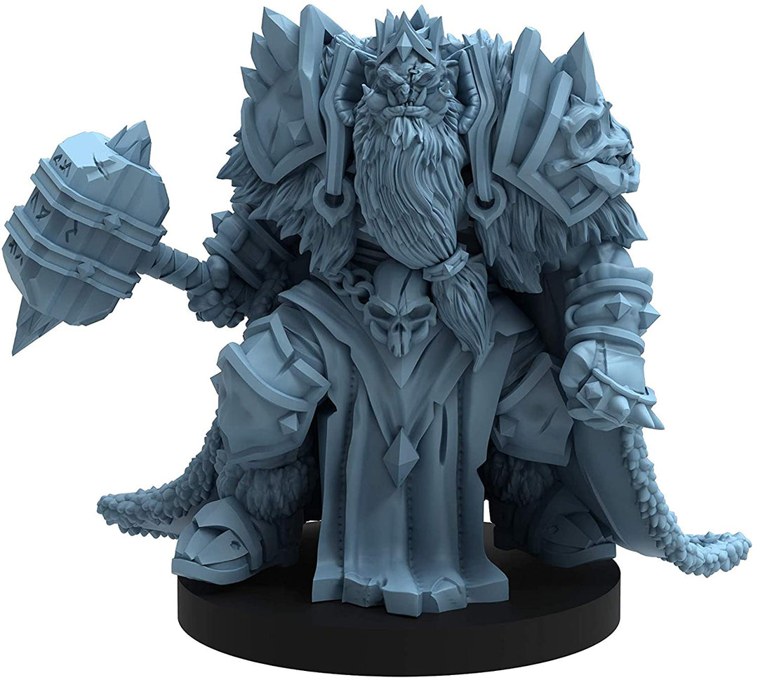 Epic Encounters: Hall of the Orc King – RPG-Fantasy-Rollenspiel-Tischspiel mit 20 Ork-Miniaturen, doppelseitiger Spielmatte und Game-Master-Abenteuerbuch mit Monsterstatistiken, 5E-kompatibel