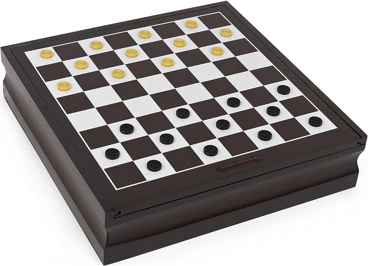 Spin Master Games 10 Familienspiele-Set im Holzschrank