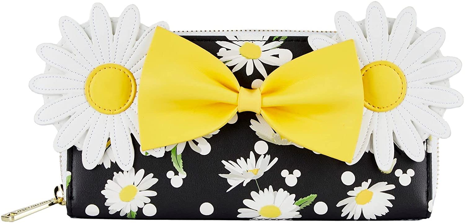 Loungefly Minnie Mouse Daisies Zip-Around Wallet 1