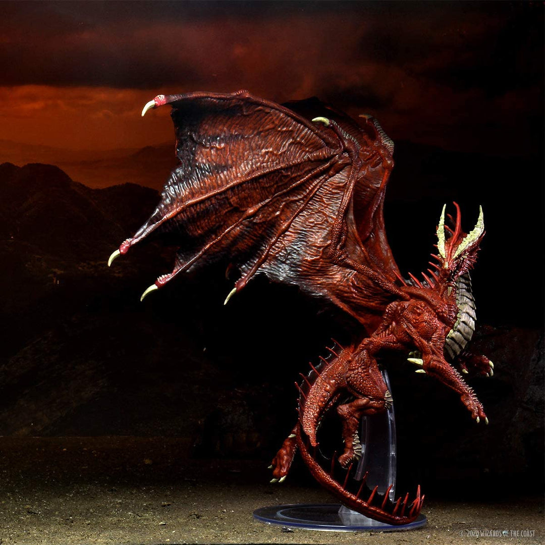 Wiz Kids | D&D Icons of the Realms: Adult Red Dragon Premium Figure | Miniature Game