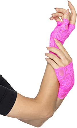 Smiffys 45149 80&#39;s Vingerloze Kanten Handschoenen (One Size)