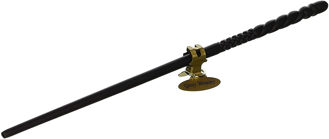 The Noble Collection Ginny Weasley Character Wand 14in (36cm) Harry Potter Wand With Metal Name Tag