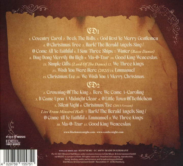 Blackmore's Night - Winter Carols (Deluxe Edition) [Audio CD]