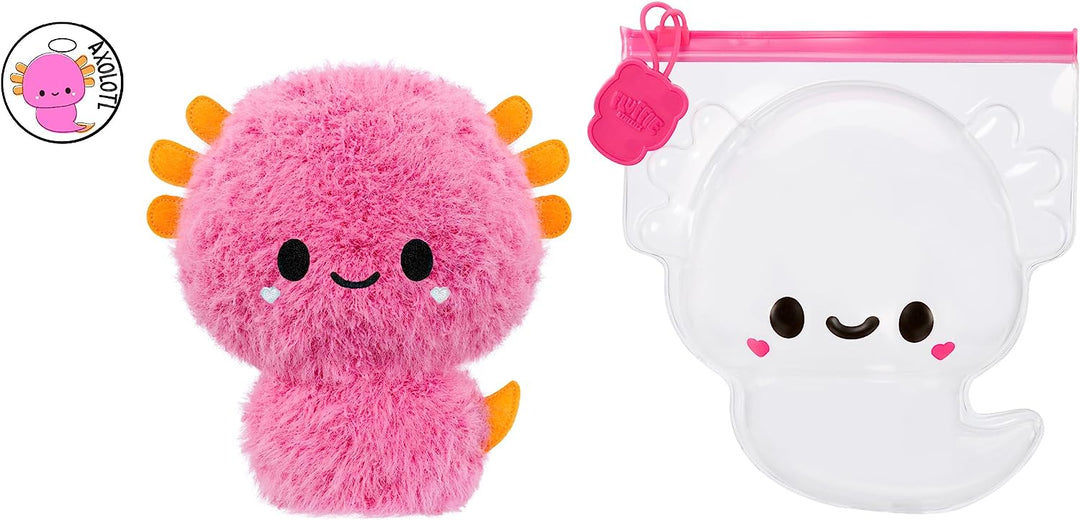 Fluffie Stuffiez Small Collectible Axolotl Plush - 3 Ways to Play for Kids 4+