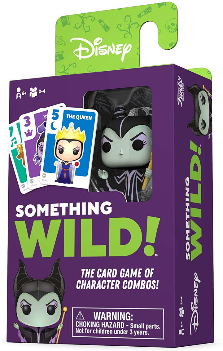 Funko 49356 Brettspiele 49356 Signature Something Wild Card Game-Villains, Mehrfarbig