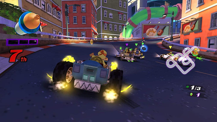 Nickelodeon Kart Racers Bundle + Wheel Accessory Nintendo Switch Game