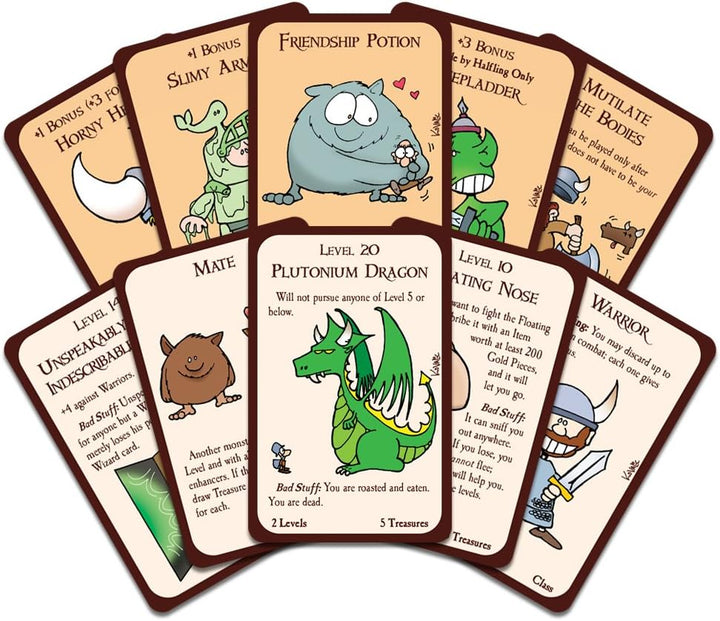 Steve Jackson Games | Munchkin: Deluxe | Board Game | Ages 14+ | 1-4 Players | 3