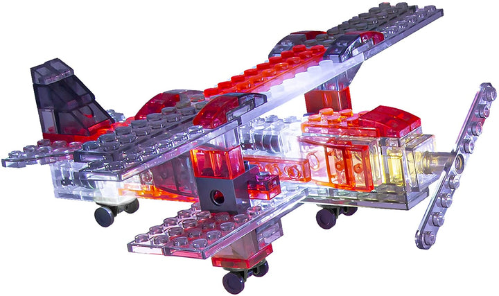 Laser Pegs 5-in-1 VTOL Sparhawk - Light-Up Building Set for Ages 3+