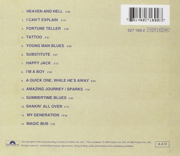 Live At Leeds – The Who [Audio-CD]