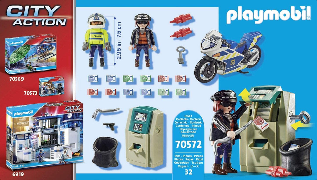 Playmobil 70572 City Action Police Bank Robber Chase