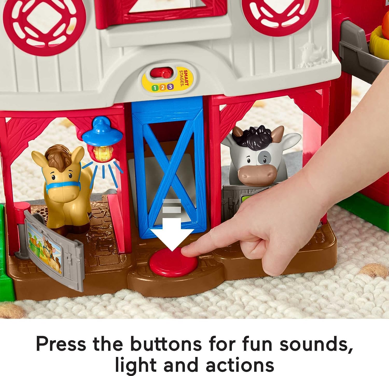 Fisher-Price Little People Caring for Animals Farm - Interactive Electronic Playset for Toddlers 1-5 3