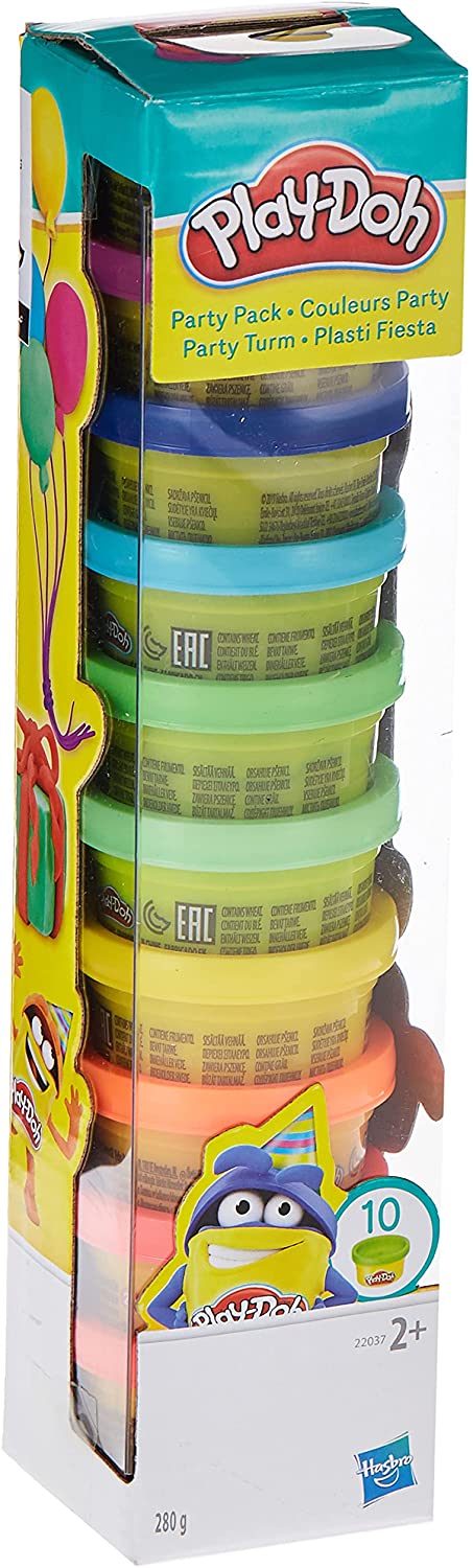 Play-Doh Party Pack - 10 Mini Cans for Creative Fun, Ages 2+