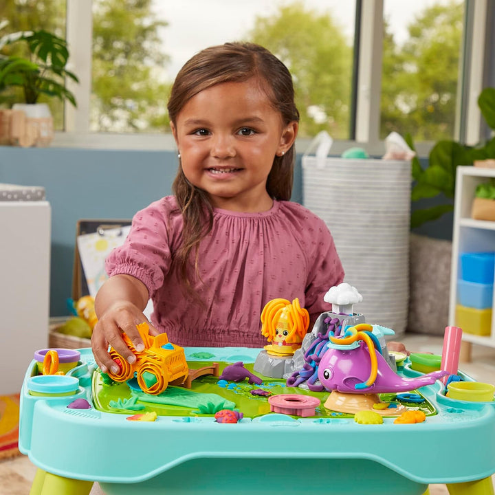Play-Doh All-in-One Creativity Starter Station - Flip & Play Activity Table for Ages 3+